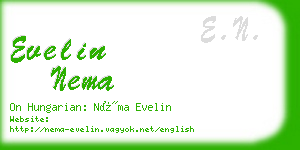 evelin nema business card